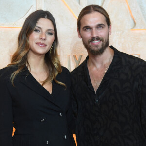 Camille Cerf (Miss France 2015) et son compagnon Théo Fleury - Avant-première du film "Athena" à la salle Pleyel à Paris le 13 septembre 2022 © Giancarlo Gorassini / Bestimage