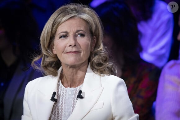 Exclusif - Claire Chazal - Enregistrement de l'émission "Le Grand Echiquier", diffusée le 1er juillet sur France 2. Le 21 mars 2022 © Cyril Moreau / Bestimage