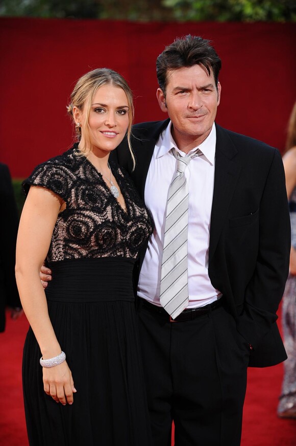 Charlie Sheen et son épouse Brooke
