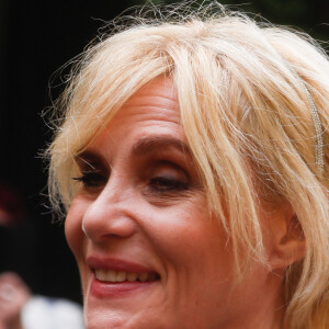 Emmanuelle Seigner - Arrivées à l'enregistrement de l'émission "Vivement Dimanche" présentée par M. Drucker qui sera diffusée le 10 septembre 2023 sur France 3 au studio Gabriel à Paris, France, le 5 septembre 2023. © Christophe Clovis/Bestimage 