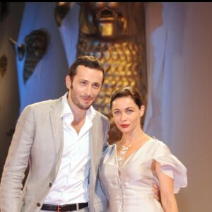 Michaël Cohen et Emmanuelle Béart au Festival de Venise en 2008.