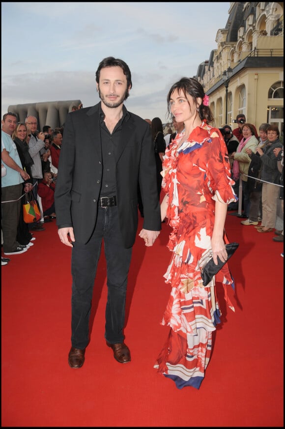 Michaël Cohen et Emmanuelle Béart au Festival de Cabourg.