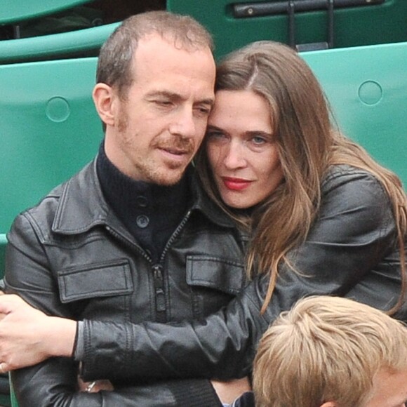 Calogero et Marie Bastide à Roland Garros en juin 2012.