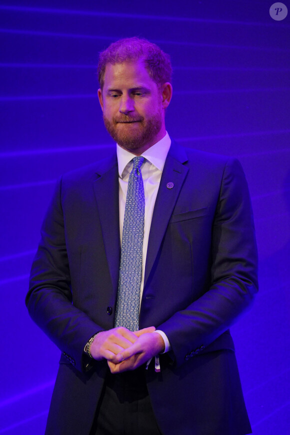 Le prince Harry, duc de Sussex, lors des WellChild Awards 2023 au Hurlingham Club, Ranelagh Gardens, à Londres, Royaume Uni, le 7 septembre 2023.