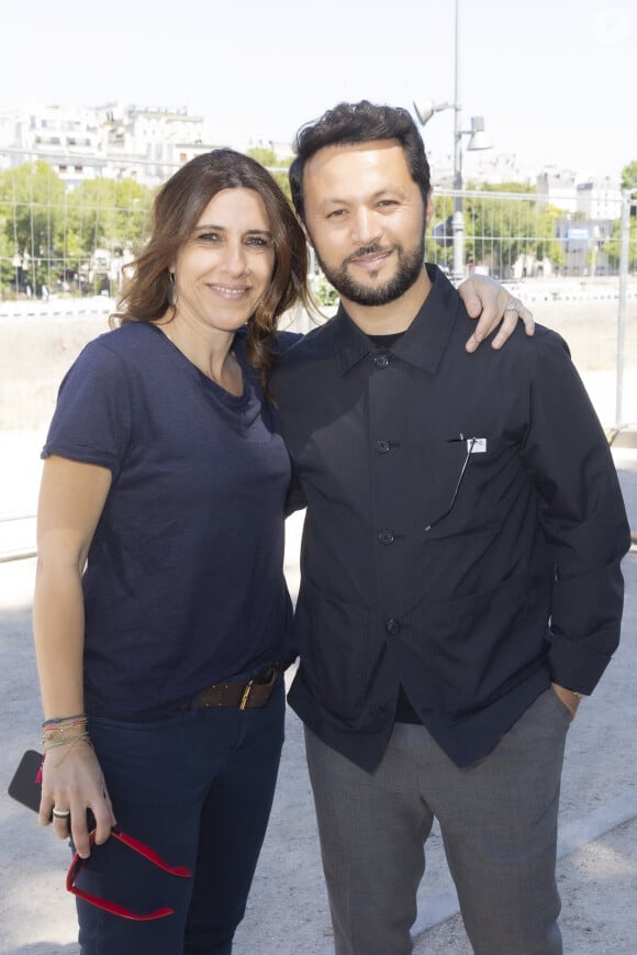 Exclusif - Nathalie Levy, Karim Benani - Festival des Livres et des Artistes organisé par l'association "Lecture pour Tous" engagée dans la lutte contre l'illettrisme au Mail Branly à Paris le2 juillet 2022. © Pierre Perusseau/ Jack Tribeca / Bestimage 