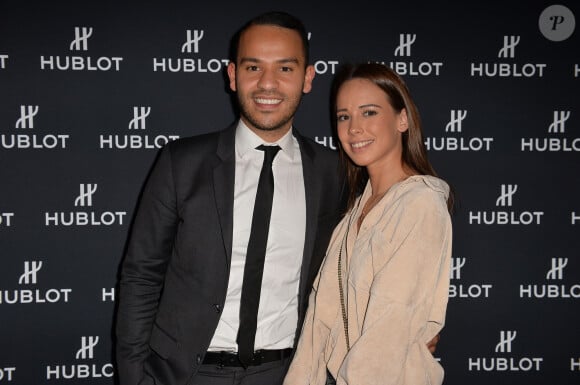 Mohamed Bouhafsi et sa compagne - People à la soirée "Hublot loves Art" par la marque Hublot à la Fondation Louis Vuitton à Paris. Le 16 décembre 2019 © Veeren / Bestimage