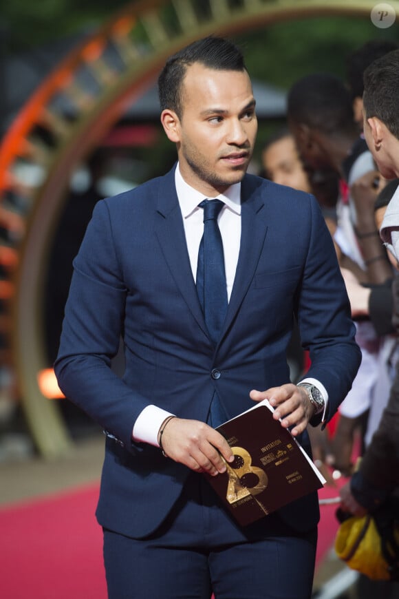 Mohamed Bouhafsi arrive à la 28ème cérémonie des trophées UNFP (Union nationale des footballeurs professionnels) au Pavillon d'Armenonville à Paris, France, le 19 mai 2019.