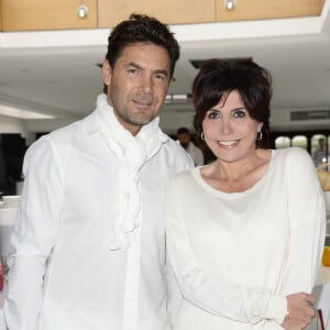 Ils se sont rencontrés en 1995
Liane Foly et son producteur Laurent Baron - La 4ème édition du "Brunch Blanc" sur le bateau "L'Excellence" à Paris, le 29 juin 2014.