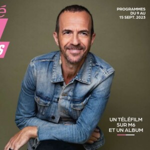 Calogero en couverture de "Télé 7 Jours" le 4 septembre 2023.