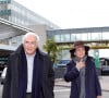 Arrivée de Dominique Strauss-Kahn et Anne Sinclair à l'aérport d'Orly Sud de retour de Marrakech le 4 janvier 2012. L'ancien patro du FMI devrait être entendu d'ici peu dans le cadre de l'affaire du Carlton de Lille.