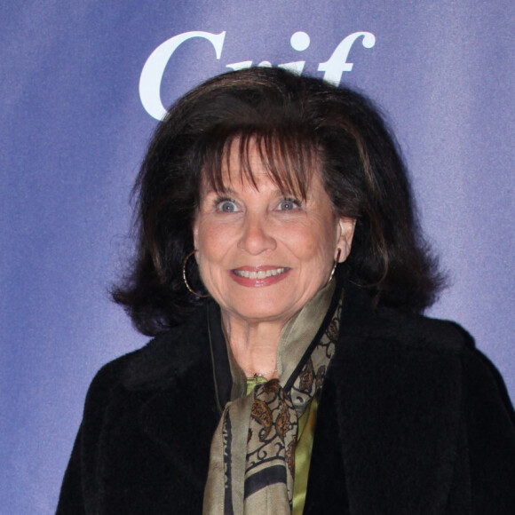 Anne Sinclair - Photocall du 37ème dîner annuel du conseil représentatif des institutions juives de France (CRIF) au Carrousel du Louvre à Paris. Le 13 février 2023 © Jonathan Rebboah / Panoramic / Bestimage