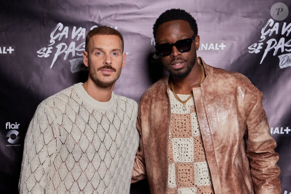 Exclusif - Dadju et M. Pokora - Soirée pour la série documentaire "Ça va bien se passer, Dadju" au Royal Monceau à Paris, le 12 septembre 2023. © Cyril Moreau/Bestimage