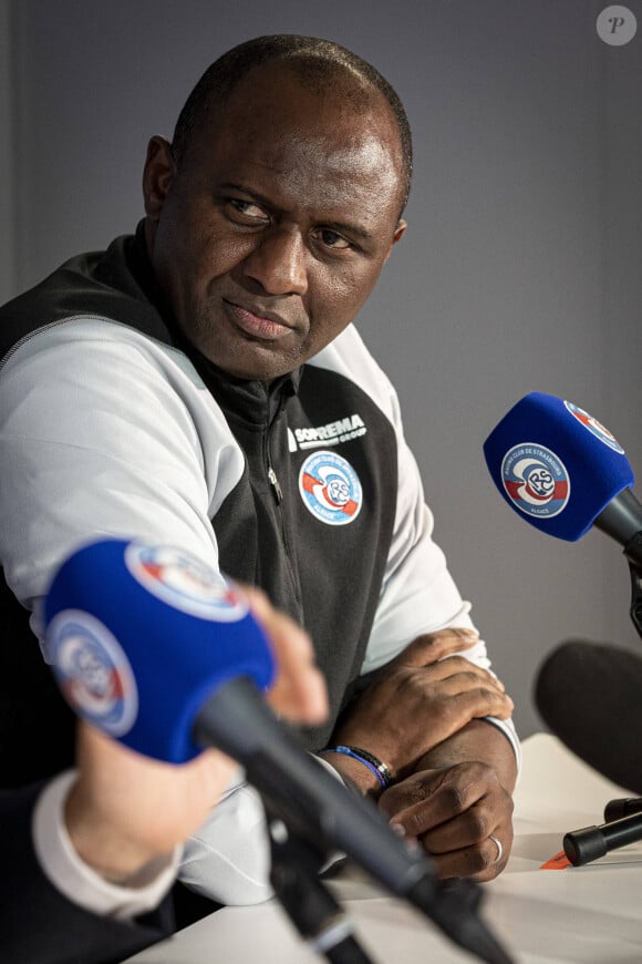 Présentation du nouvel entraîneur du Racing Club Strasbourg (RCS), Patrick Vieira, à Strasbourg, France, le 3 juillet 2023. © Elyxandro Cegarra/Panoramic/Bestimage