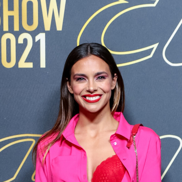 Marine Lorphelin - Photocall du défilé Etam Live Show 2021 à l'Opéra Garnier à Paris le 4 octobre 2021.