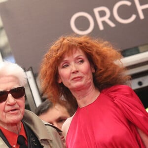 Alain Resnais et Sabina Azéma lors du Festival de Cannes 2012