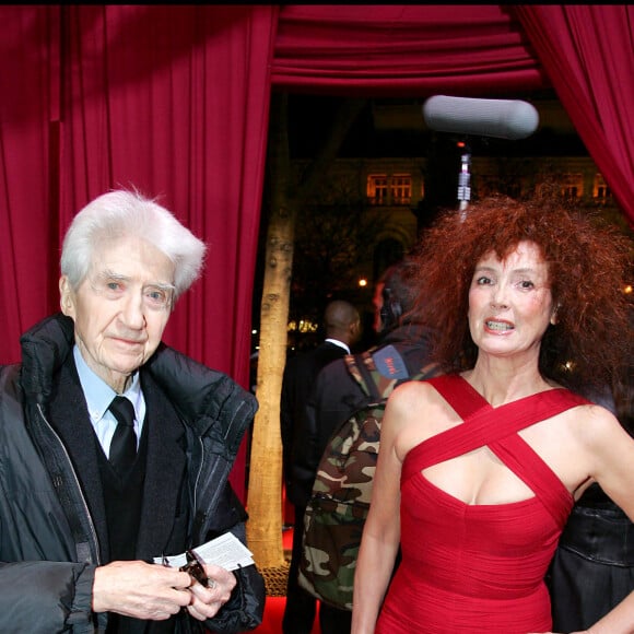 Alain Resnais et Sabina Azéma lors des César 2007