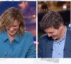 Valérie Maurice et Thomas Sotto pris d'un incontrôlable fou rire dans "Télématin". France 2