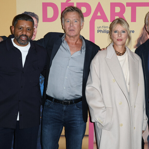 Youssef Hajdi, Franck Dubosc, Karin Viard et Philippe Lefebvre - Avant-première du film "Nouveau départ" à l'UGC Ciné Cité les Halles à Paris 18 septembre 2023. © Coadic Guirec/Bestimage