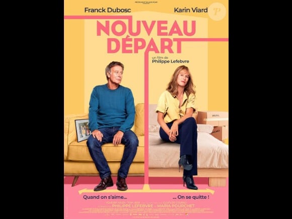 Karin Viard et Franck Dubosc dans le film "Nouveau départ" de Philippe Lefebvre