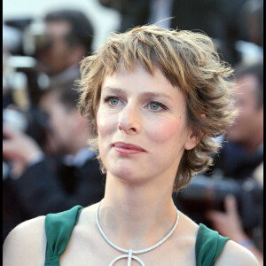 Karin Viard - Montée des marches pour "Fanfan la tulipe" lors du 56e Festival de Cannes.