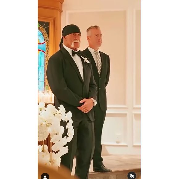 Mariage de Hulk Hogan et Sky Daily. Instagram, le 24 septembre 2023.