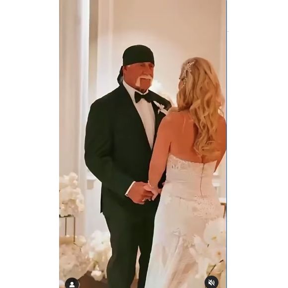 Mariage de Hulk Hogan et Sky Daily. Instagram, le 24 septembre 2023.