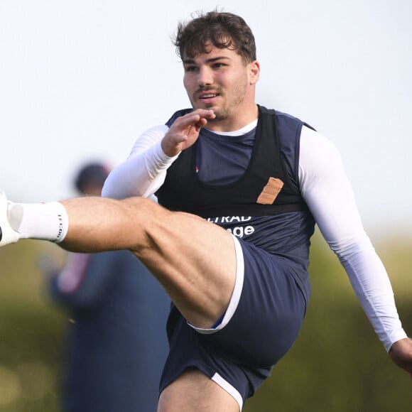 Dupont Antoine (Fra) - Entraînement de l'équipe du XV de France de rugby à Marcoussis, le 2 novembre 2022. © JB Autissier / Panoramic / Bestimage 