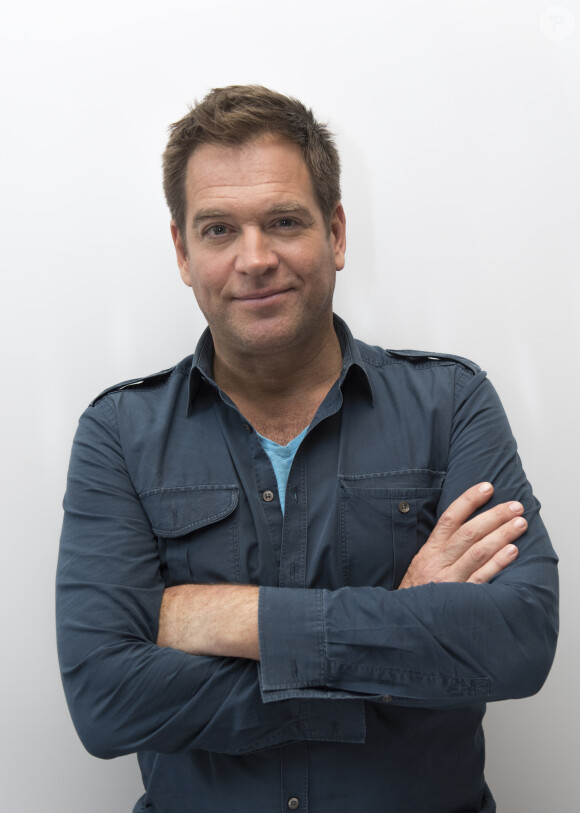 Michael Weatherly, qui a joué durant 16 saisons dans "NCIS", lui a rendu hommage
Michael Weatherly en conférence de presse pour "Bull" à New York, le 21 septembre 2018.