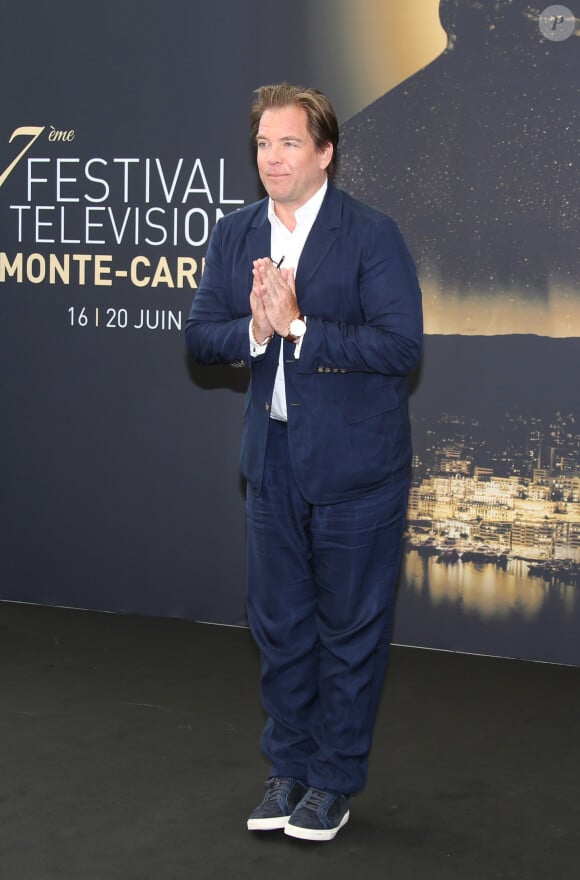 Michael Weatherly lors du photocall de la série 'Bull' lors du 57ème Festival de télévision de Monte-Carlo le 18 juin 2017. © Denis Guignebourg/Bestimage 