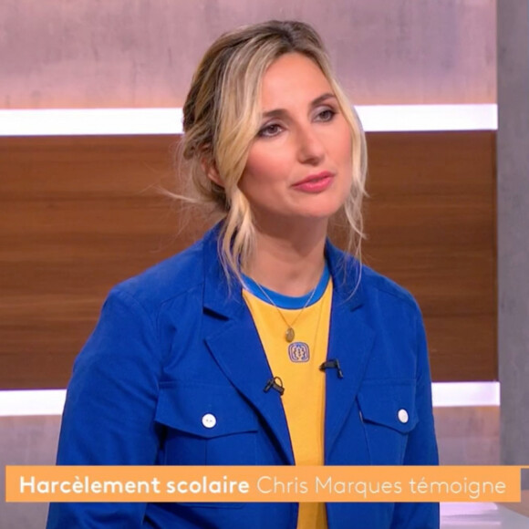 Marie Portolano face à Chris Marques sur le plateau de "Télématin" France 2.