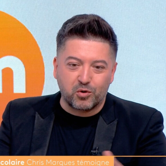 Chris Marques sur le plateau de "Télématin" France 2.