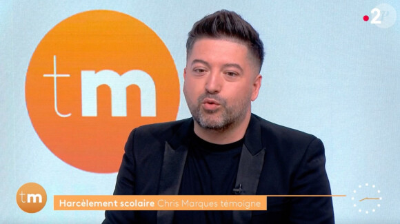 Chris Marques sur le plateau de "Télématin" France 2.