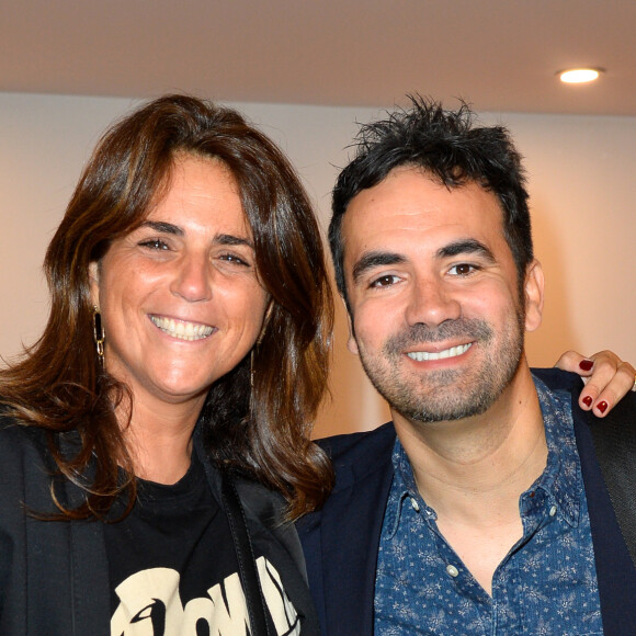 Valérie Bénaïm et Alex Goude à la 11ème édition du Pasteurdon à l'institut Pasteur à Paris le 11 octobre 2017. © Coadic Guirec / Bestimage