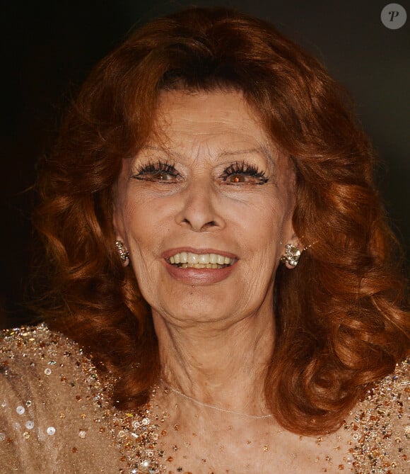 L'octogénaire et Alain Delon se connaissent depuis de nombreuses années. 
Sophia Loren - People à la soirée de gala de l'Academy Museum of Motion Pictures à Los Angeles, le 25 septembre 2021.