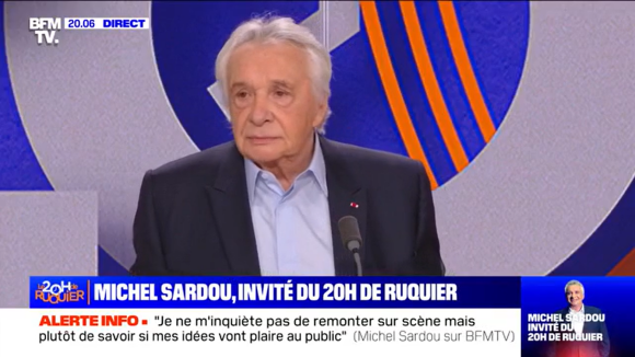 Michel Sardou sur "BFMTV" annonce quitter Paris.