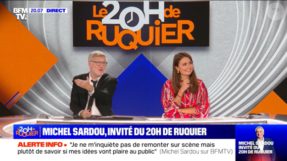 Michel Sardou sur "BFMTV" dans "Le 20h de Ruquier".