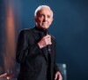 Charles Aznavour est à l'honneur ce soir sur la trois dans l'émission "Chantons Aznavour".
Exclusif - Charles Aznavour en concert à l'Accorhotels Arena (POPB Bercy) à Paris.  © Cyril Moreau / Bestimage