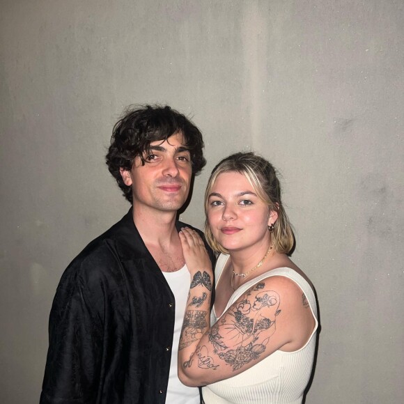 Louane et Florian Rossi sur Instagram. Le 15 juillet 2023.