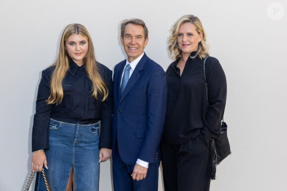 Scarlet Koons, Jeff Koons et sa femme Justine Wheeler - Défilé de mode printemps-été 2024 "Stella McCartney" lors de la Fashion Week de Paris, le 2 octobre 2023. © Olivier Borde/Bestimage