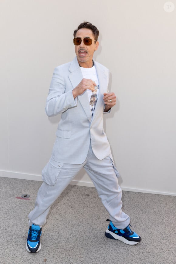 Robert Downey Jr. - Défilé de mode printemps-été 2024 "Stella McCartney" lors de la Fashion Week de Paris, le 2 octobre 2023. © Olivier Borde/Bestimage