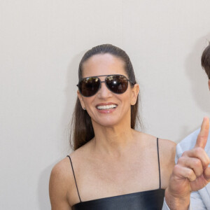 Robert Downey Jr. et sa femme Susan - Défilé de mode printemps-été 2024 "Stella McCartney" lors de la Fashion Week de Paris, le 2 octobre 2023. © Olivier Borde/Bestimage