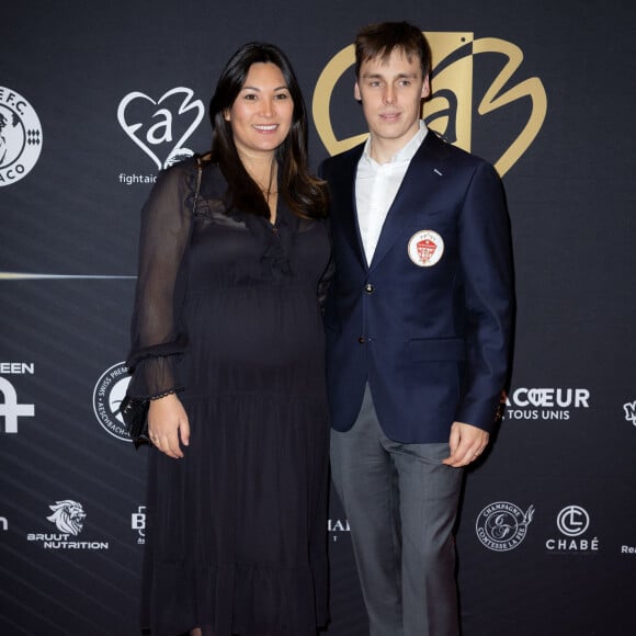 Louis Ducruet et sa femme Marie (enceinte) - Photocall de la 3ème édition de la Fight Aids Cup à l'occasion du 45ème festival international du cirque de Monte-Carlo à l'hôtel Fairmont à Monaco le 23 janvier 2023. © Olivier Huitel/Pool/Bestimage 