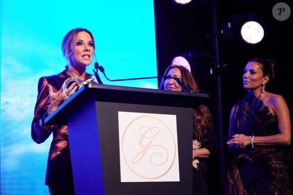 Exclusif - Maria Bravo, Eva Longoria et Mélissa Theuriau lors de la 11ème édition de la soirée Global Gift Gala à l'hôtel Four Seasons George V à Paris le 30 septembre 2023.