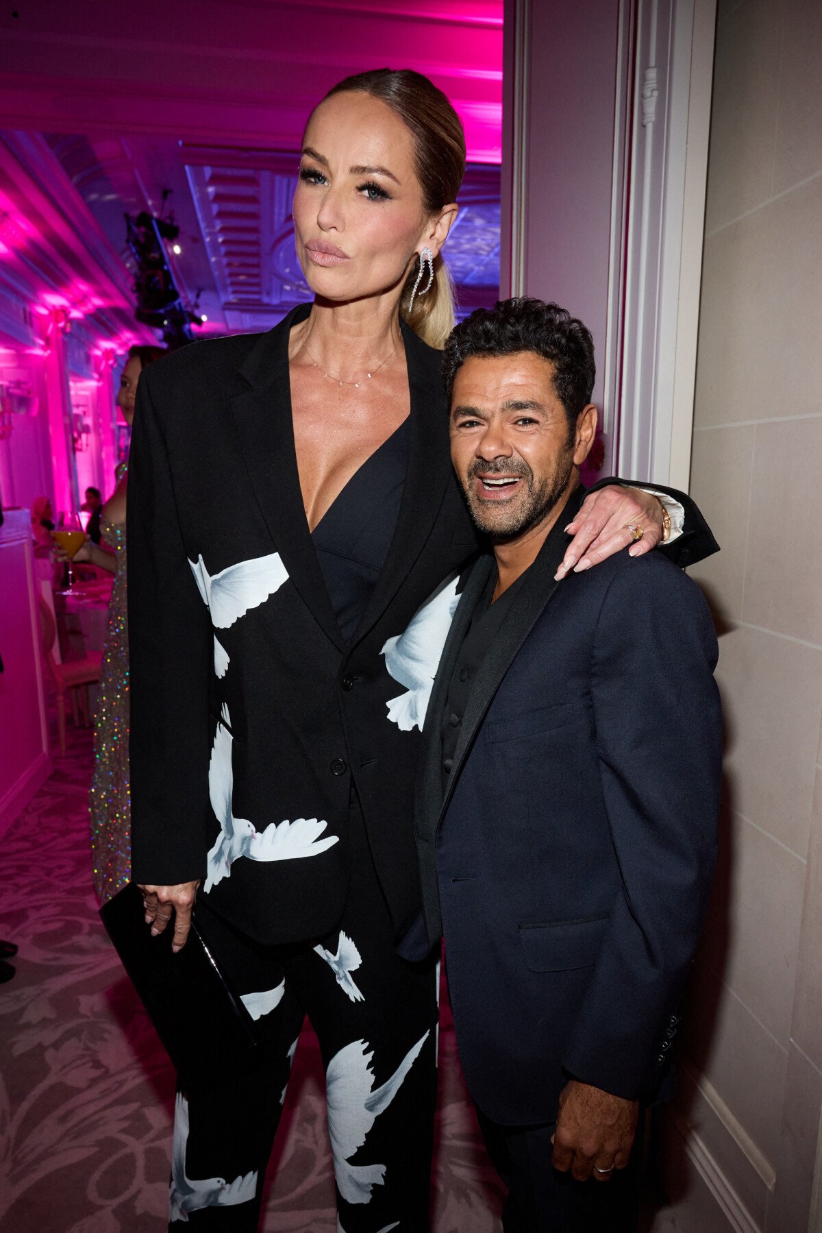 Photo : Exclusif - Adriana Karembeu et Jamel Debbouze lors de la 11ème  édition de la soirée Global Gift Gala à lhôtel Four Seasons George V à  Paris le 30 septembre 2023.