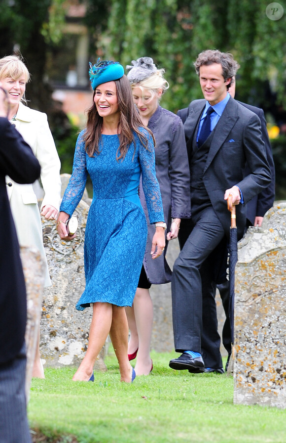 Pippa Middleton, Prince Harry et Prince WIlliam - Mariage de James Meade et de Lady Laura Marsham, 14 septembre 2013 à Gayton, Norfolk, UK . @ Xposure/ABACAPRESS.COM