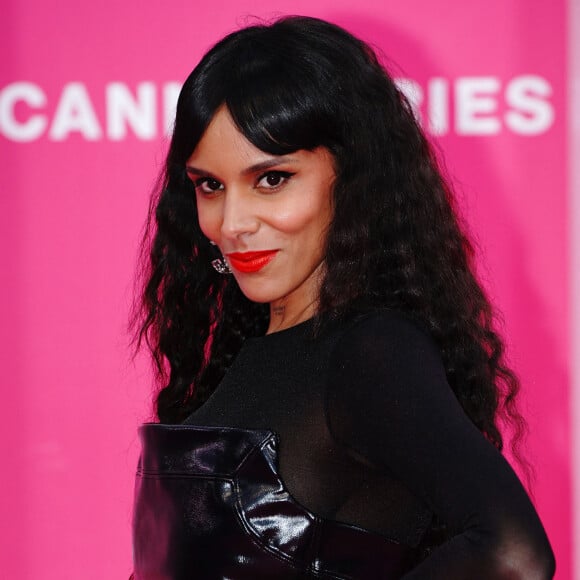 Shy'm (Tamara Marthe) - Photocall lors de la 5ème saison du festival International des Séries "Canneseries" à Cannes le 4 avril 2022. © Norbert Scanella / Panoramic / Bestimage 