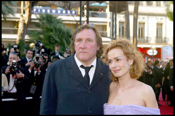Gérard Depardieu et Sandrine Bonnaire - Festival de Cannes 2003