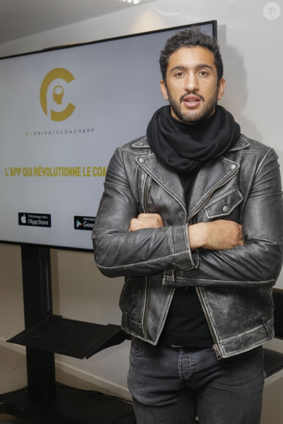 Maxime Mermoz s'est défendu de ces accusations sur Instagram
Exclusif - Maxime Mermoz - Conférence de presse de lancemement de MyPrivateCoachApp à la Station F à Paris, le 27 novembre 2019.