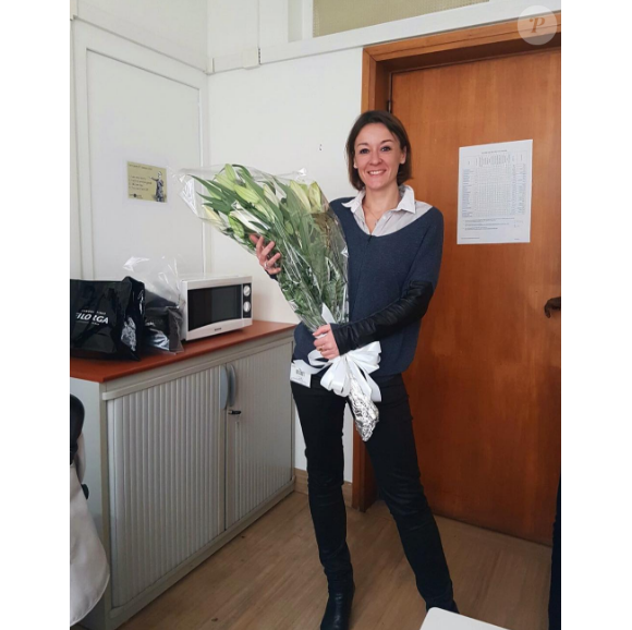 L'astronaute a la même compagne depuis ses années lycées et leur relation semble tenir la route malgré la distance.
Anne Mottet gâtée par son chéri Thomas Pesquet - Photo publiée sur Instagram le 24 janvier 2017.