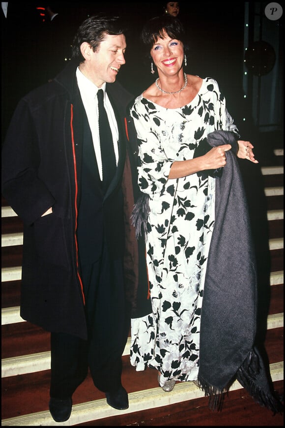 Archives - Bernard Giraudeau et Anny Duperey à la 8ème cérémonie des 7 d'or le 18 janvier 1993